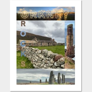 Orkney Rocks , roll with it. Posters and Art